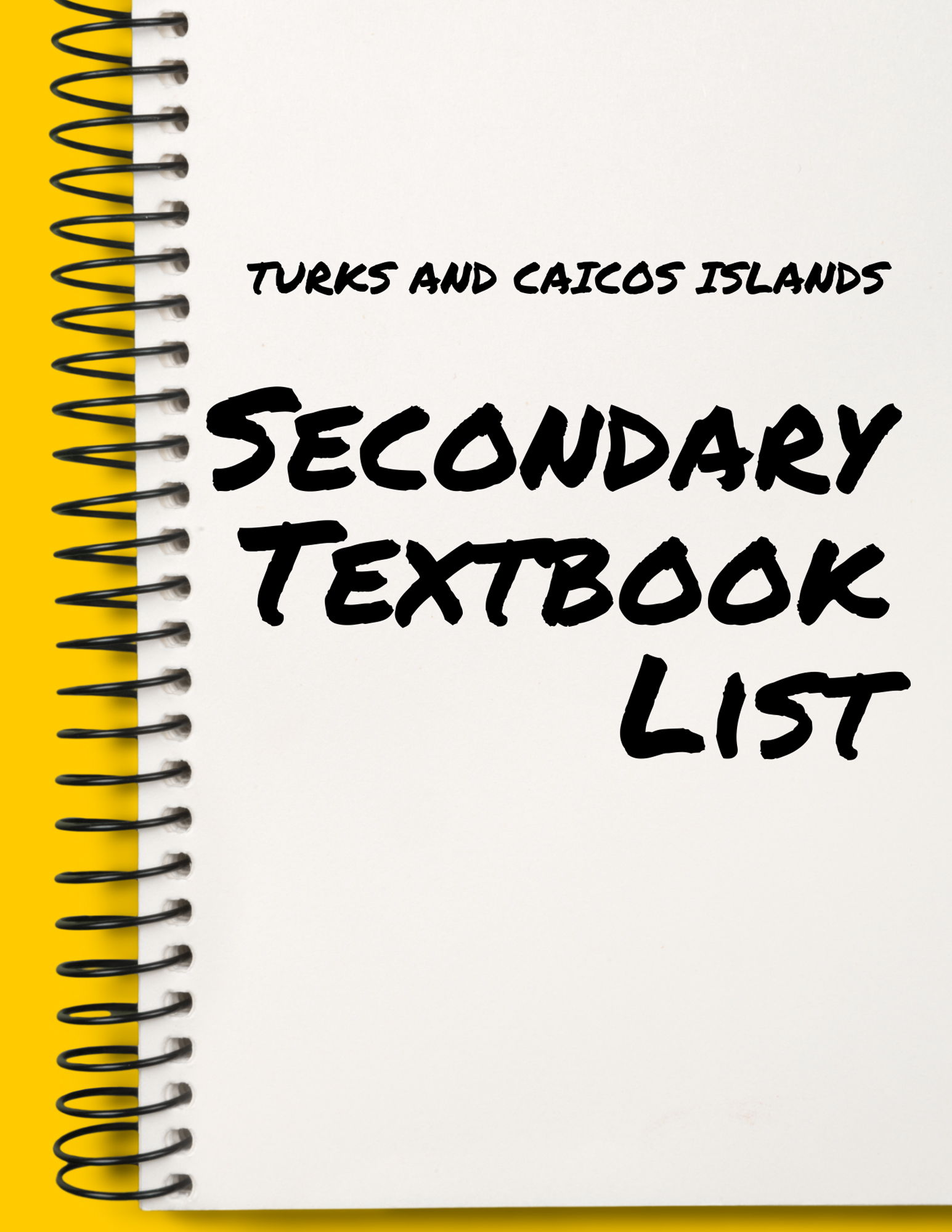 Secondary Textbook List